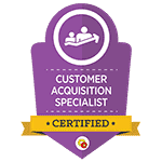 Customer Acquisition Specialist - Certified Badge